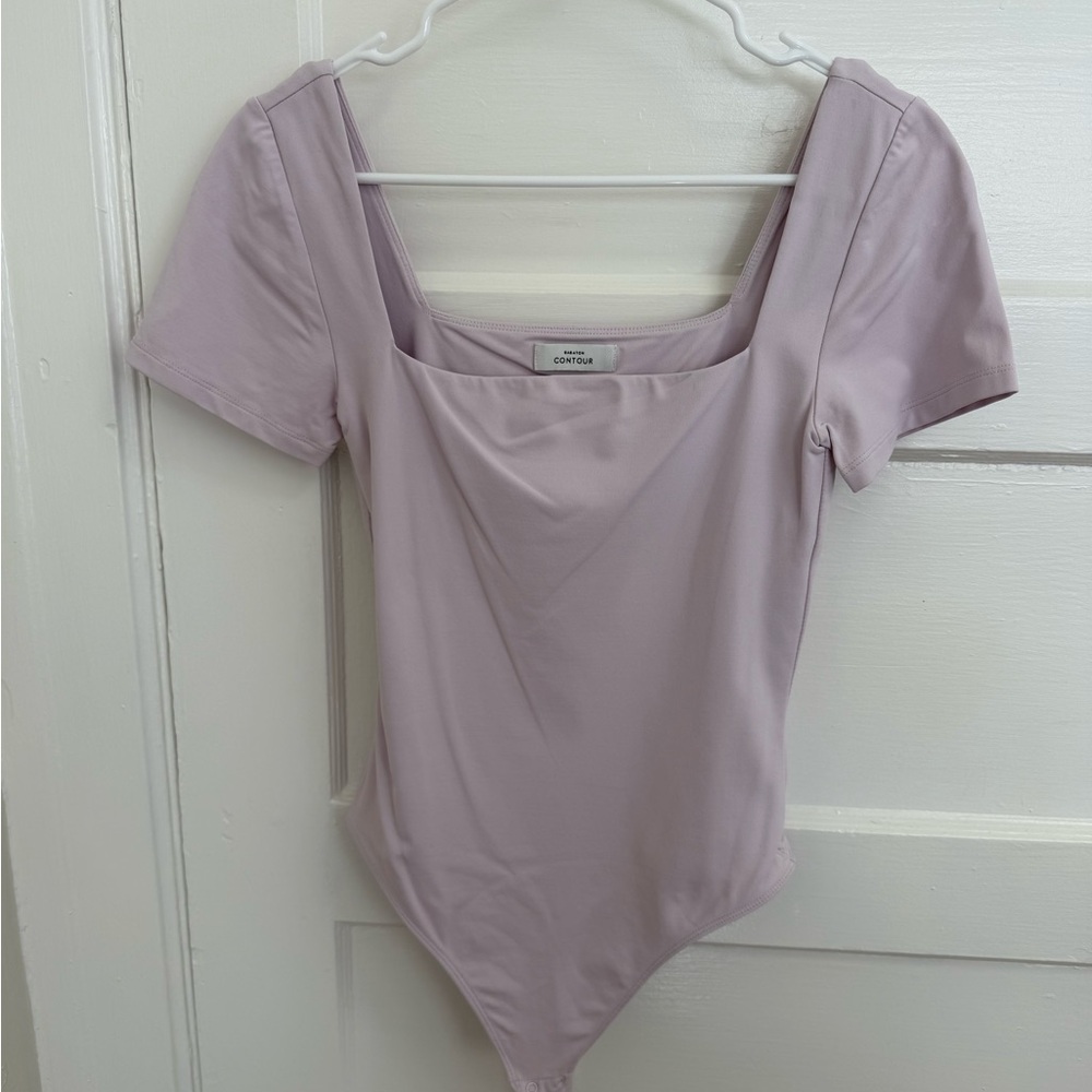 Aritzia Babaton Light Purple/Pink Contour Bodysuit